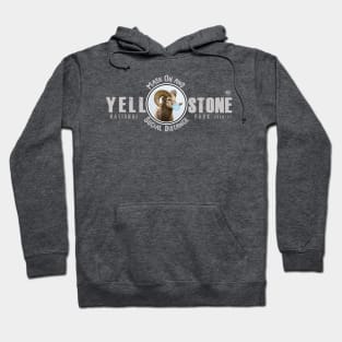 Yellowstone Bighorn Mask On & Social Distance - dark Hoodie